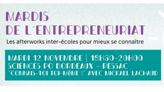 LES MARDIS DE L'ENTREPREUNARIAT & DE LA CREATION 